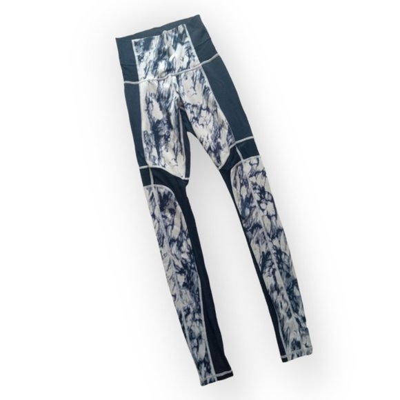 Lululemon Breathe Easy Leggings great granite tan marble Mojave black - Picture 4 of 7